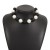  samll bow belt necklace  sweet personality temperament Pearl chain