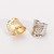 R Metal width surface ring  brief wind personality Irregular opening