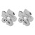  fashion flowers ear stud  occidental style retro high mosaic Pearl earrings