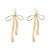 occidental style fashion temperament personality samll earrings  retroins wind big bow Alloy necklace