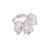 E retro wind temperament high ear stud ins same style sweet bow ring clavicle chain