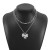E retro wind temperament high ear stud ins same style sweet bow ring clavicle chain