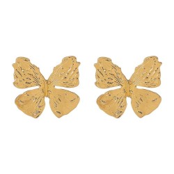  retro high butterfly necklace  samll brief temperament romantic Metal wind ea..