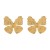  retro high butterfly necklace  samll brief temperament romantic Metal wind ear stud