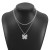  retro high butterfly necklace  samll brief temperament romantic Metal wind ear stud