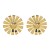 E retro fashion personality samll sun flower earrings  exaggerating temperament trend Metal wind ear stud