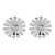 E retro fashion personality samll sun flower earrings  exaggerating temperament trend Metal wind ear stud