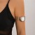 occidental style  personality Metal textured surface woman  samll brief geometry opening bangle