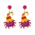  embed Pearl animal earrings creative lovely personality woman Earring