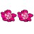 Bohemia super flowers Earring woman occidental style exaggerating wind handmade Cloth layer color flowers earri