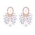 Pearl diamond Irregular ear stud personality trend samll