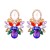 Pearl diamond Irregular ear stud personality trend samll