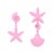 occidental style asymmetry starfish Shells personality earring trend samll summer