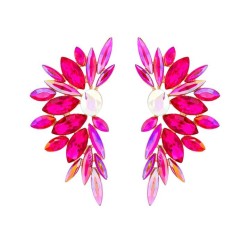 occidental style eyes diamond Irregular ear stud personality trend head samll