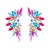 occidental style eyes diamond Irregular ear stud personality trend head samll