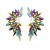 occidental style eyes diamond Irregular ear stud personality trend head samll