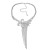 super fully-jewelled claw chain occidental style exaggerating necklace woman bow pendant long style tassel banqu