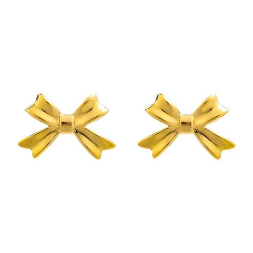 summer Alloy bow earrings occidental style Earring woman surface Metal elegant ear studearrings