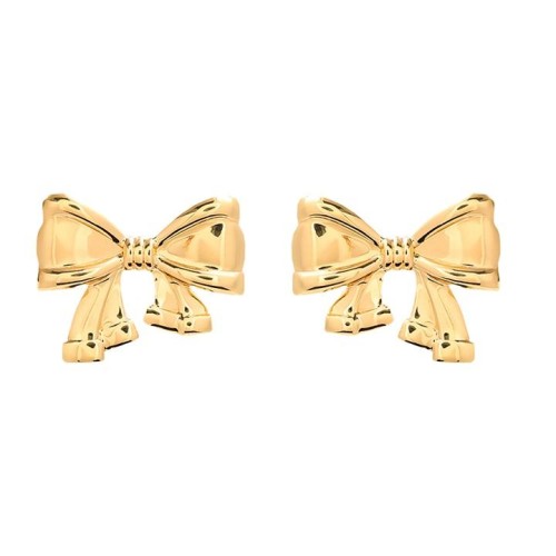 summer new Alloy bow earrings occidental style Earring woman fashion elegant surface Metal ear studearrings