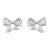 summer new Alloy bow earrings occidental style Earring woman fashion elegant surface Metal ear studearrings