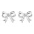 summer new Alloy bow earrings occidental style Earring woman fashion elegant surface Metal ear stud