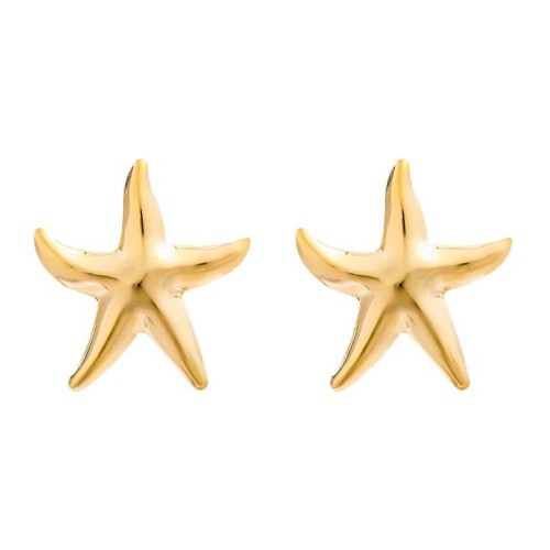 summer wind starfish earrings Alloy Earring woman occidental style exaggerating surface Metal