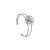 summer occidental style bangle lady Alloy flowers trend Metal
