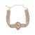 super claw chain occidental style necklace drop glass diamond pendant exaggerating banquet bride
