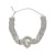 super claw chain occidental style necklace drop glass diamond pendant exaggerating banquet bride