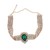 super claw chain occidental style necklace drop glass diamond pendant exaggerating banquet bride