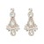 earrings super claw chain occidental style fully-jewelled earrings lady exaggerating fully-jewelled earring bride