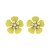 summer Alloy embed Pearl earrings flowers ear stud woman elegant occidental style Earringearrings