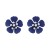summer Alloy embed Pearl earrings flowers ear stud woman elegant occidental style Earringearrings