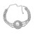 super claw chain occidental style necklace woman multilayer Rhinestone Round Pearl pendant elegant bride
