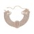 super claw chain occidental style necklace Round chain exaggerating banquet bride style