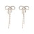 earrings super claw chain occidental style earrings woman fully-jewelled bow zircon tassel Earring bride