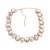 super claw chain exaggerating occidental style necklace colorful diamond Round glass diamond banquet bride