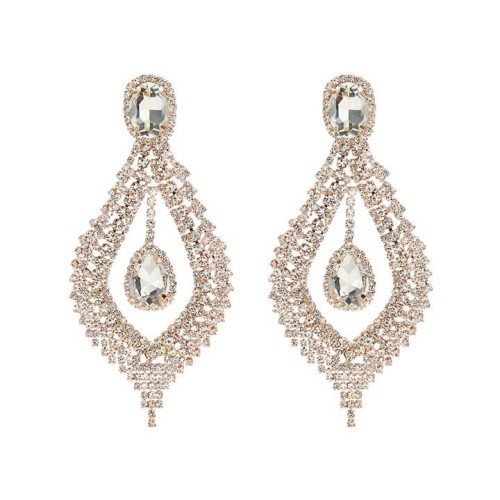 earrings super claw chain occidental style earrings woman trend banquet exaggerating drop earring bride