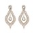 earrings super claw chain occidental style earrings woman trend banquet exaggerating drop earring bride