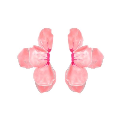 summer Alloy enamel flowers earrings occidental style exaggerating Earring woman Bohemian style elegant ear stud