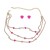 occidental style earrings necklace set woman heart-shaped ear stud multilayer fully-jewelled exaggerating ban
