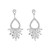 super claw chain occidental style earrings woman trend fully-jewelled flowers earring banquet exaggerating br