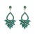 super claw chain occidental style earrings woman trend fully-jewelled flowers earring banquet exaggerating br