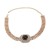 super claw chain occidental style necklace square glass diamond chain exaggerating banquet bride style