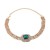 super claw chain occidental style necklace square glass diamond chain exaggerating banquet bride style