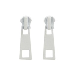 summer new fashionins wind zipper earrings Alloy ear stud woman occidental sty..