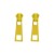 summer new fashionins wind zipper earrings Alloy ear stud woman occidental style