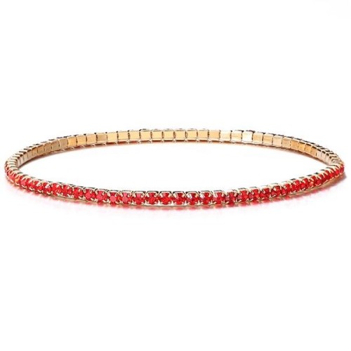 occidental style temperament mosaic colorful diamond bracelet creative brief multicolor Rhinestone elasticity ma