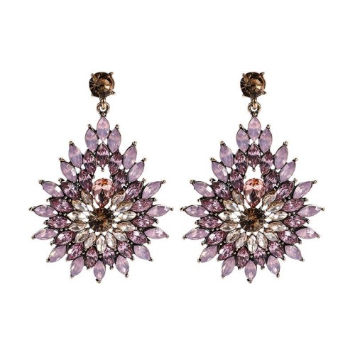  fashion retro fully-jewelled earring woman ethnic style totem flowers temperament classic earrings
