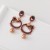 occidental style fashion Pearl flowers Round long style earrings personality retro palace wind high Earring